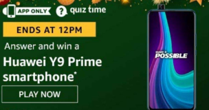 Amazon Huawei Y9 Prime Quiz
