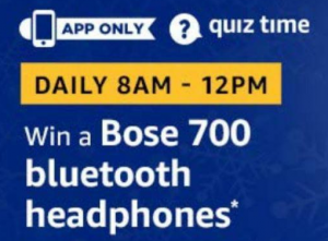 Amazon Bose 700 Bluetooth Headphones Quiz