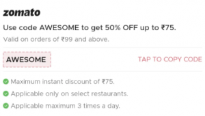 Zomato Offer