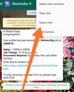 Import Whatsapp chat into telegram