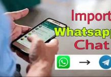 How to import whatsapp chat into telegram